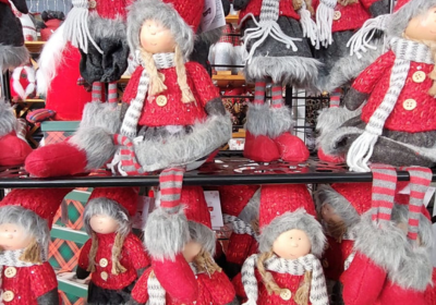 Ecogarden decorazioni personaggi natalizi bamboline